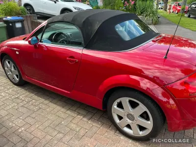 Gebraucht Audi TT Roadster 150 PS (110 kW) 2002 Rot Cabrio