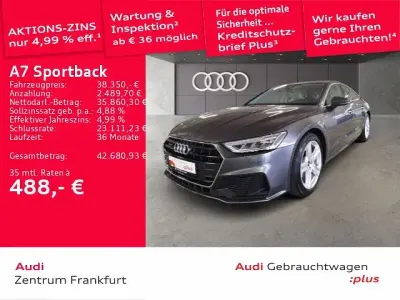 Usata Audi A7 Sportback Sport 265 CV (194 kW) 2022 Grigio Utilitaria