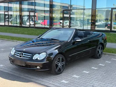 Brugt Mercedes CLK200 160 HK (117 kW) 2005 Sort Cabriolet