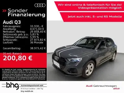 Gebraucht Audi Q3 Advanced Plus 150 PS (110 kW) 2025 Grau SUV