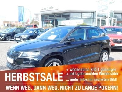 gebraucht Skoda Karoq Ambition 1.6 TDI Anhängerkupplung Sprachsteu