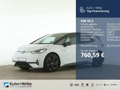 Brugt VW ID.3 GTX 210 kW (286 HK) 2024 Hvid Hatchback