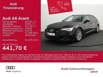 Gebraucht Audi A6 S-Line 204 PS (150 kW) 2025 Mythosschwarz metallic Kombi