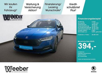 Gebraucht Skoda Octavia SportLine 150 PS (110 kW) 2022 Raceblau (metallic) Kombi