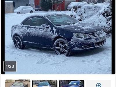 Blau Gebraucht 2008 VW Eos Cabrio | 3.999 € (Guter Preis)