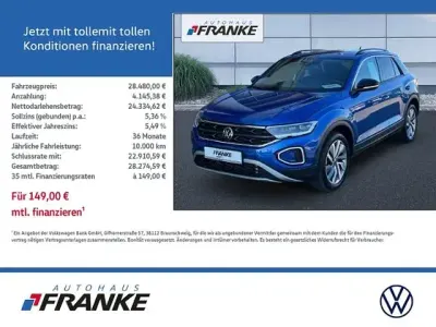 Gebraucht VW T-Roc Cabriolet Goal 150 PS (110 kW) 2025 Blau SUV