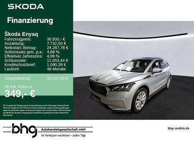 Second-hand Skoda Enyaq iV 150 kW (204 CP) 2022 Argintiu SUV