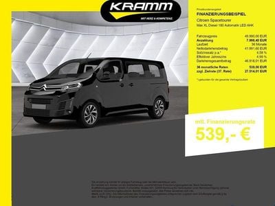 Neu Citroën Spacetourer 179 PS (131 kW) 2026 Schwarz Van / Kleinbus