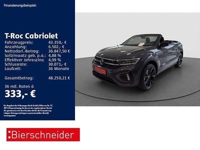 Neu VW T-Roc Cabriolet Style 150 PS (110 kW) 2025 Schwarz Cabrio