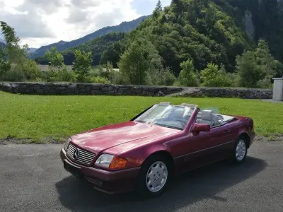 Gebraucht Mercedes SL320 231 PS (169 kW) 1993 Rot Cabrio