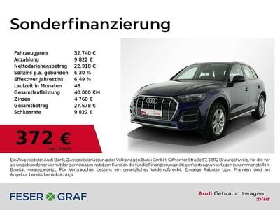 Gebraucht Audi Q5 Advanced Plus 299 PS (219 kW) 2022 Navarrablau metallic SUV