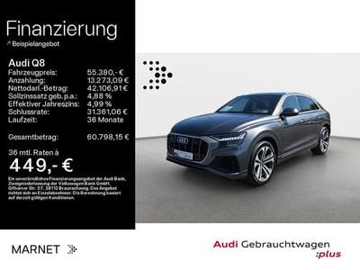 Second-hand Audi Q8 S-Line 340 CP (250 kW) 2022 Gri SUV