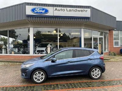 gebraucht Ford Fiesta 1.0 EcoBoost M-Hybrid EU6d Titanium X LED Dyn. Kurvenlicht ACC Klimaautom SHZ Keyless Entry Parklenkass. Spurhalteass.