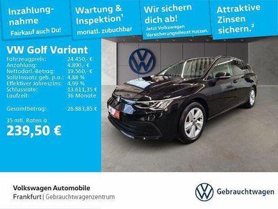 Second-hand VW Golf VIII Life 150 CP (110 kW) 2022 Negru Break
