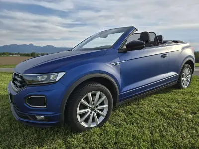 Gebraucht VW T-Roc Cabriolet Edition 150 PS (110 kW) 2021 Blau Cabrio