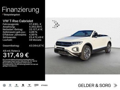 Nuova VW T-Roc Cabriolet 150 CV (110 kW) 2026 Bianco Cabrio