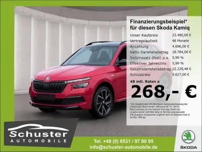 Gebraucht Skoda Kamiq Monte Carlo 150 PS (110 kW) 2022 Rot SUV