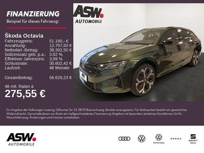 Grün Neu 2025 Skoda Octavia RS Kombi | 51.190 € (Teuer)
