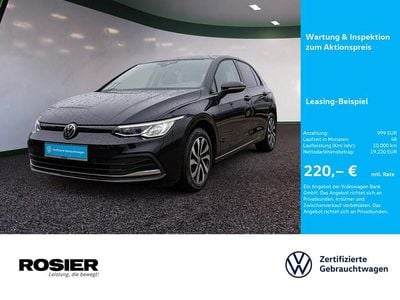 Schwarz / deep black Gebraucht 2022 VW Golf Active Limousine | 20.770 € (Fairer Preis)