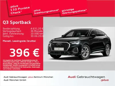 Second-hand Audi Q3 S-Line 193 CP (141 kW) 2024 Negru SUV