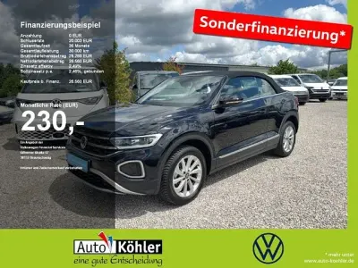 Gebraucht VW T-Roc Cabriolet Style 150 PS (110 kW) 2024 Deep black perleffekt Cabrio