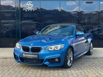 Brugt BMW 220 M Sport 190 HK (139 kW) 2018 Blå Cabriolet