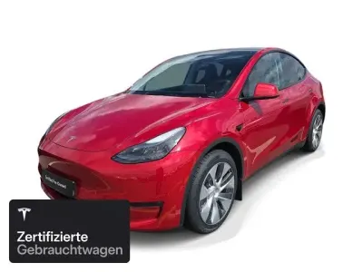 Gebraucht Tesla Model Y Long Range AWD 258 kW (351 PS) 2022 Rot SUV