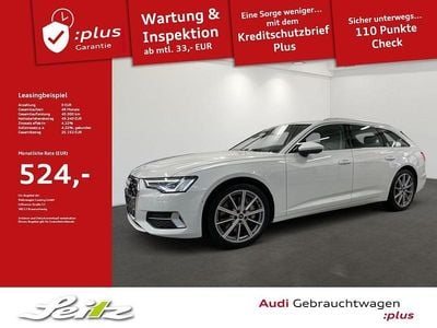 Gletscherweiß metallic Gebraucht 2025 Audi A6 Advanced Plus Kombi | 47.499 € (Superpreis)