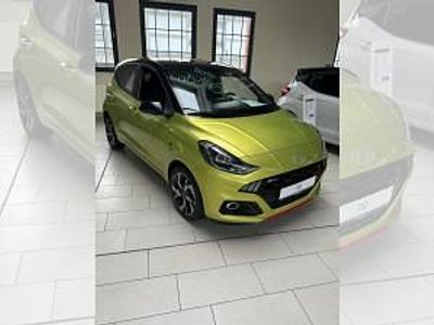 Neu Hyundai i10 N Line 90 PS (66 kW) 2025 Gelb (lucid lime/ lumen grey) Kleinwagen