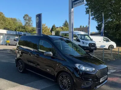 Gebraucht Ford Tourneo Courier Sport 101 PS (74 kW) 2019 Schwarz Van / Kleinbus