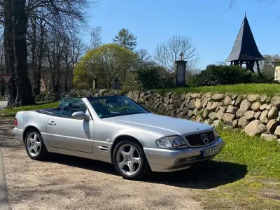 Brugt Mercedes SL320 224 HK (164 kW) 2000 Sølv Cabriolet