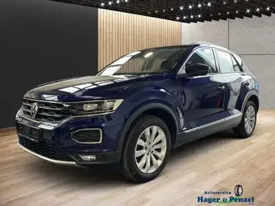 Brugt VW T-Roc Sportline 190 HK (139 kW) 2020 Blå SUV