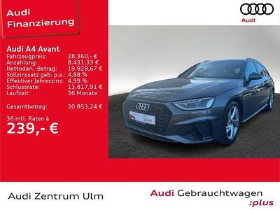 Gebraucht Audi A4 S-Line 163 PS (119 kW) 2023 Daytonagrau perleffekt Kombi