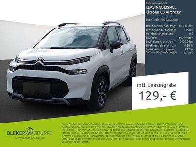 Gebraucht Citroën C3 Aircross Shine 110 PS (80 kW) 2023 Weiß SUV