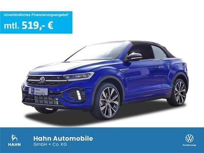 Gebraucht VW T-Roc Cabriolet R-line 150 PS (110 kW) 2025 Ravennablau metallic / schwarz Cabrio