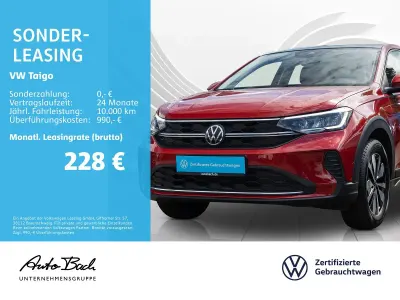 Gebraucht VW Taigo Move 95 PS (69 kW) 2023 Rot SUV