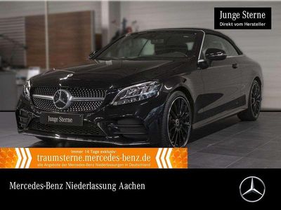 Schwarz Gebraucht 2021 Mercedes C200 AMG Cabrio | 35.890 € (Fairer Preis)