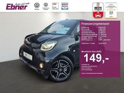 Gebraucht Smart ForTwo Electric Drive Prime 60 kW (82 PS) 2021 Schwarz Cabrio