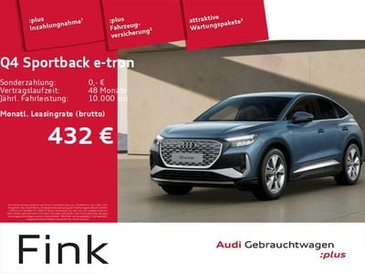 Gebraucht Audi Q4 Sportback e-tron Ambiente 210 kW (286 PS) 2025 Geysirblau metallic SUV