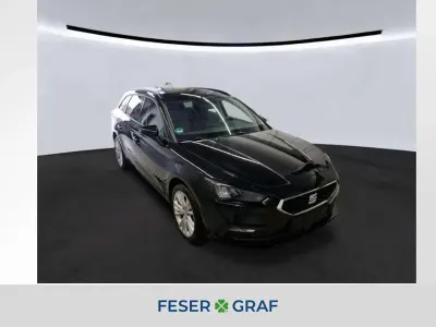 Gebraucht Seat Leon Style 150 PS (110 kW) 2024 Midnight schwarz metallic Kombi