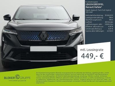 Nuova Renault Rafale Esprit Alpine 200 CV (147 kW) 2025 Nero SUV