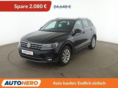Brugt VW Tiguan Highline 179 HK (131 kW) 2018 Sort SUV