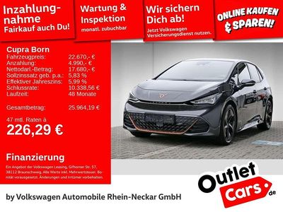Gebraucht Cupra Born 150 kW (204 PS) 2022 Quasargrau Kleinwagen