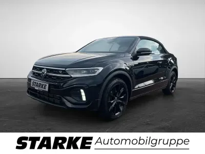 Gebraucht VW T-Roc Cabriolet R-line 150 PS (110 kW) 2023 Schwarz Cabrio