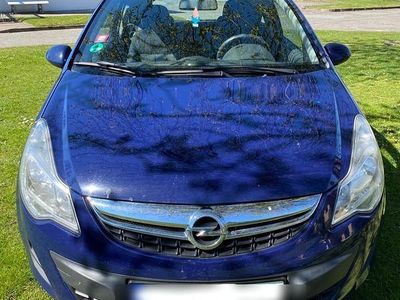 Gebraucht Opel Corsa 65 PS (47 kW) 2012 Blau Kleinwagen