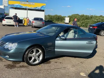 Używany Mercedes SL500 300 KM (220 kW) 2004 Niebieski Kabriolet