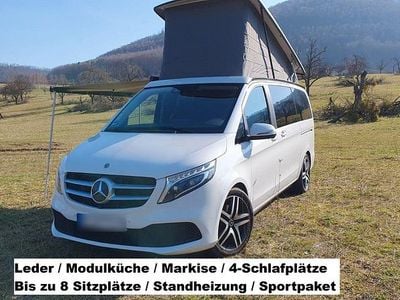 Gebraucht Mercedes V220 Marco Polo 163 PS (119 kW) 2020 Weiß Van / Kleinbus