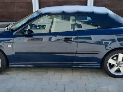 Gebraucht Saab 9-3 Vector 175 PS (128 kW) 2008 Blau Cabrio