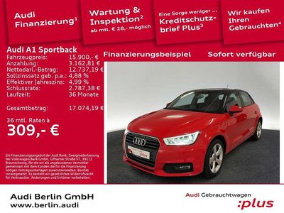 Gebraucht Audi A1 Sport 125 PS (91 kW) 2016 Misanorot perleffekt/brillants Kleinwagen