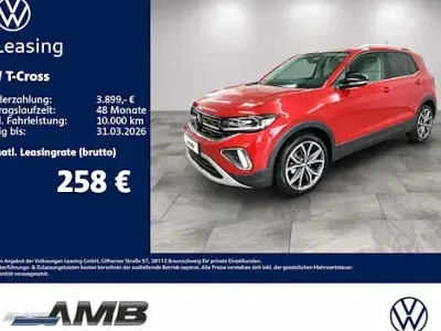 Nuova VW T-Cross Style 150 CV (110 kW) 2025 Rosso SUV